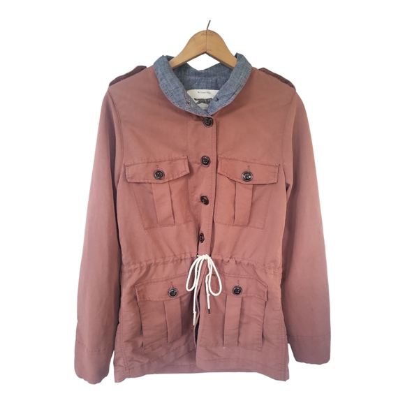 Women's Obey Propaganda Hemingway Utility Drawstring Waist Jacket M - Picture 13 of 13